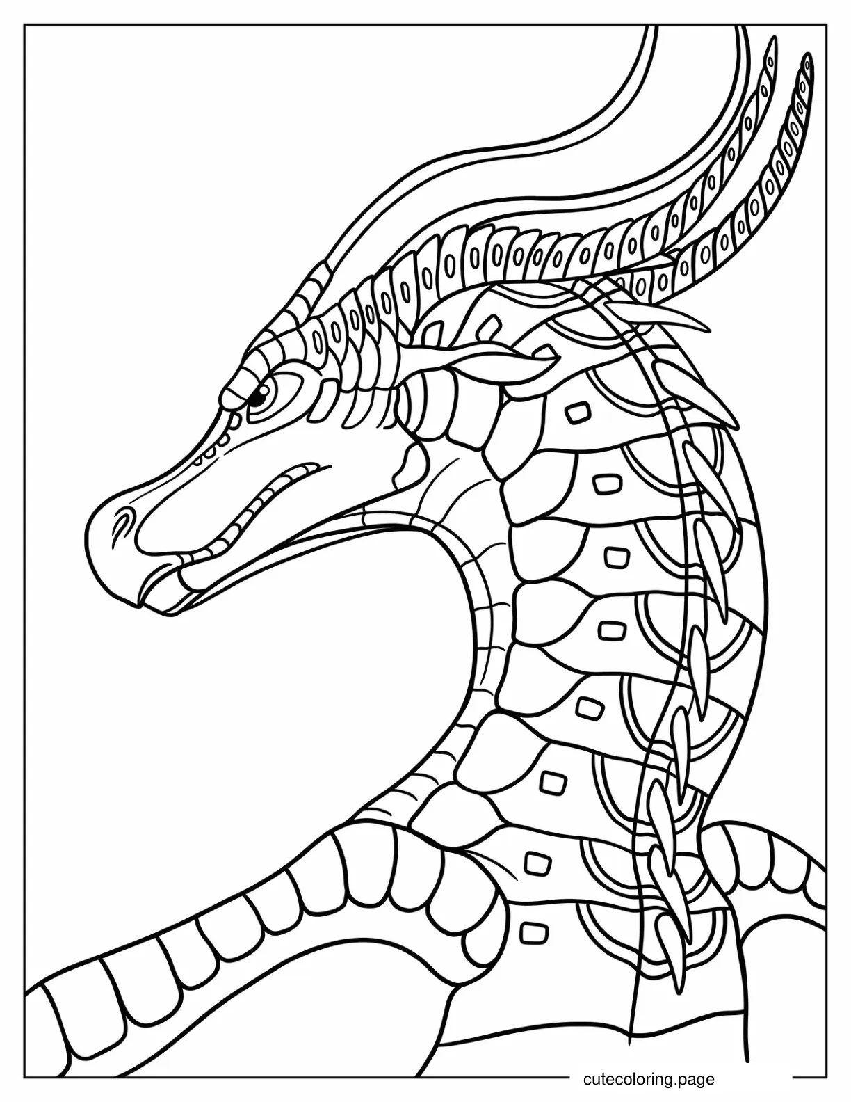 Wings Of Fire Luna coloring page