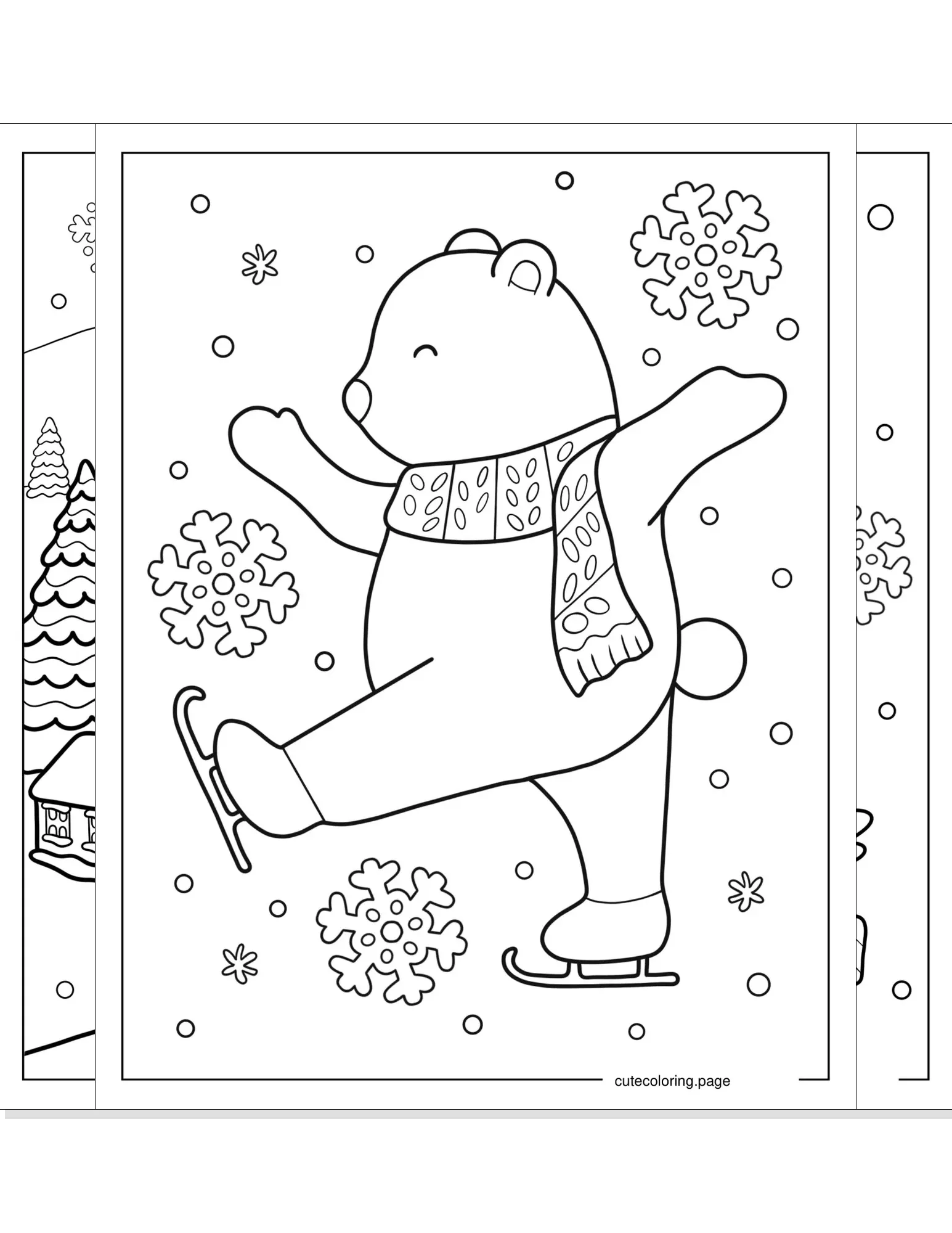 winter coloring pages coloring page