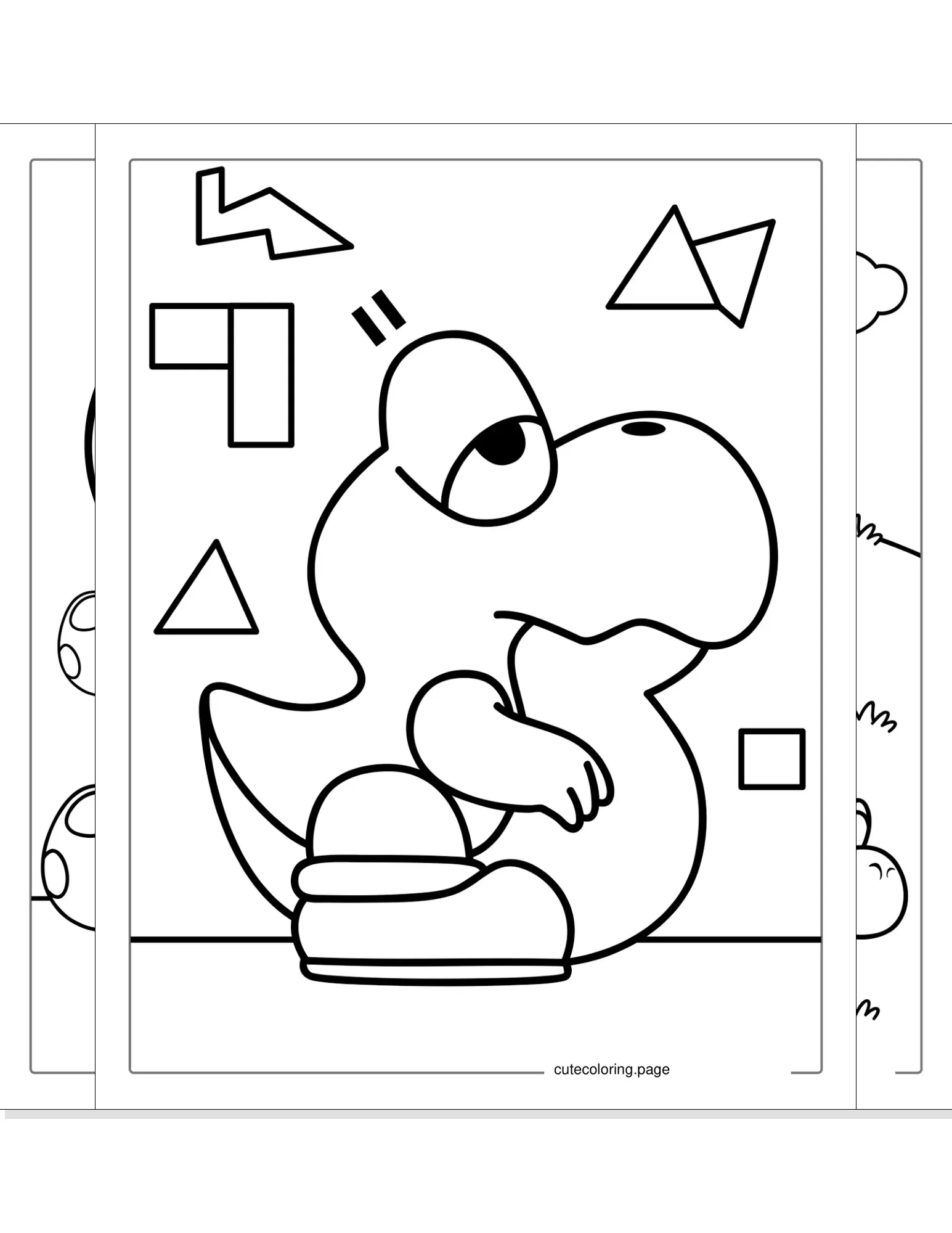 yoshi coloring pages coloring page